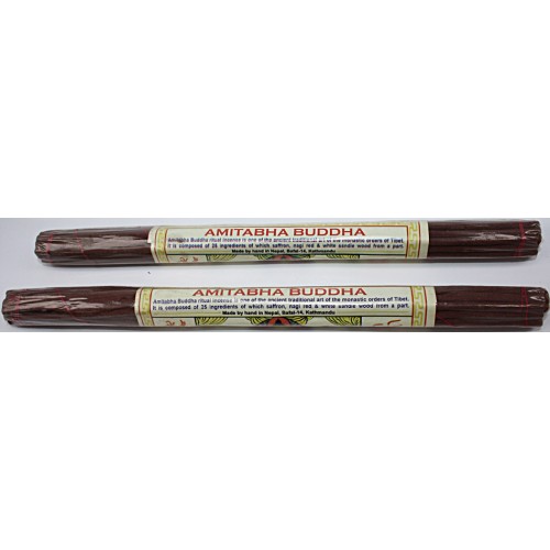 AMITABHAV BUDDHA Handrolled, Pure Himalayan Herbal incense, sticks from Nepal 