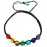 Seven Chakra Knotted Braclet (Seven chakra stone) Powerful Stones - Small size (8 mm)
