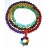 Seven Chakra Mala (Seven chakra stone) Powerful Stones - Large size (8 mm)