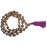5 Faces Mala very Speical Designed (knotted and white metal plating)  (54 Beads  with 1 pcs guru beads) - Large size (12 mm)