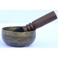 EARTHDAY (SOUND OF THE DAY) - Planetary, Healing, Therapeutic, Handmade Thadobati Real Antique Singing Bowl (Medium Antique) EARTHDAY (SOUND OF THE DAY) - Planetary, Healing, Therapeutic, Handmade Thadobati Real Antique Singing Bowl (Medium Antique)