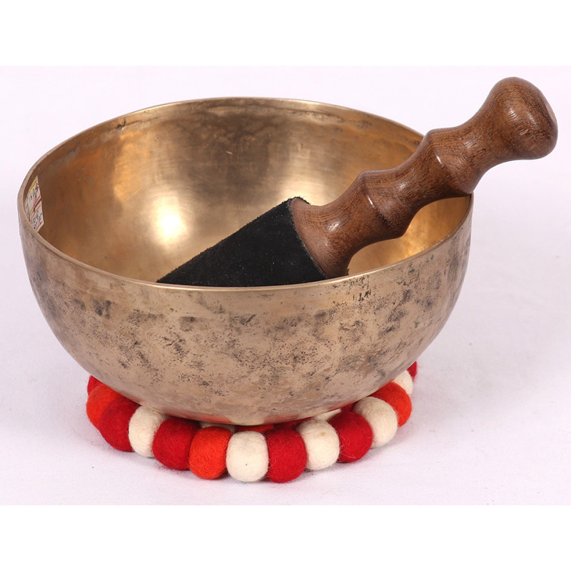 Nodical Month (Knot) - Planetary, Healing, Therapeutic, Handmade Jambati Real Antique Singing Bowl  (Superior Antique)