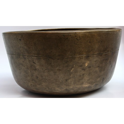 Aqua - Healing, Therapeutic, Handmade, Superior Real Antique, Singing Bowl - Large Size