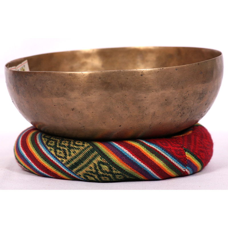 Nodical Month (Knot) - Planetary, Healing, Therapeutic, Handmade Chickenbati Real Antique Singing Bowl (Medium Antique)