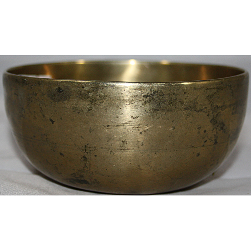 EROS - Planetary, Healing, Therapeutic, Handmade Jambati Real Antique Singing Bowl (Medium Antique)