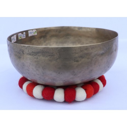 C# (DO#) - Musical, Healing, Therapeutic, Handmade Chickenbati Real Antique Singing Bowl (Normal Antique)