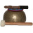 OM - Planetary, Healing, Therapeutic, Handmade Jambati Real Antique Singing Bowl (Unique Shape)