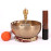 C# (DO#) - Planetary, Healing, Therapeutic, Handmade Jambati Real Antique Singing Bowl (Medium Antique)