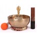 C# (DO#) - Planetary, Healing, Therapeutic, Handmade Jambati Real Antique Singing Bowl (Medium Antique)