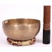 C# (DO#) - Planetary, Healing, Therapeutic, Handmade Jambati Real Antique Singing Bowl (Medium Antique)