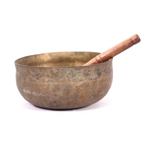 Nodical Month (Knot) - Planetary, Healing, Therapeutic, Handmade Ultabati Real Antique Singing Bowl (Superior Antique)