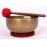 C (DO) - Musical, Healing, Therapeutic, Handmade Cobrebati Real Antique Singing Bowl (Medium Antique)