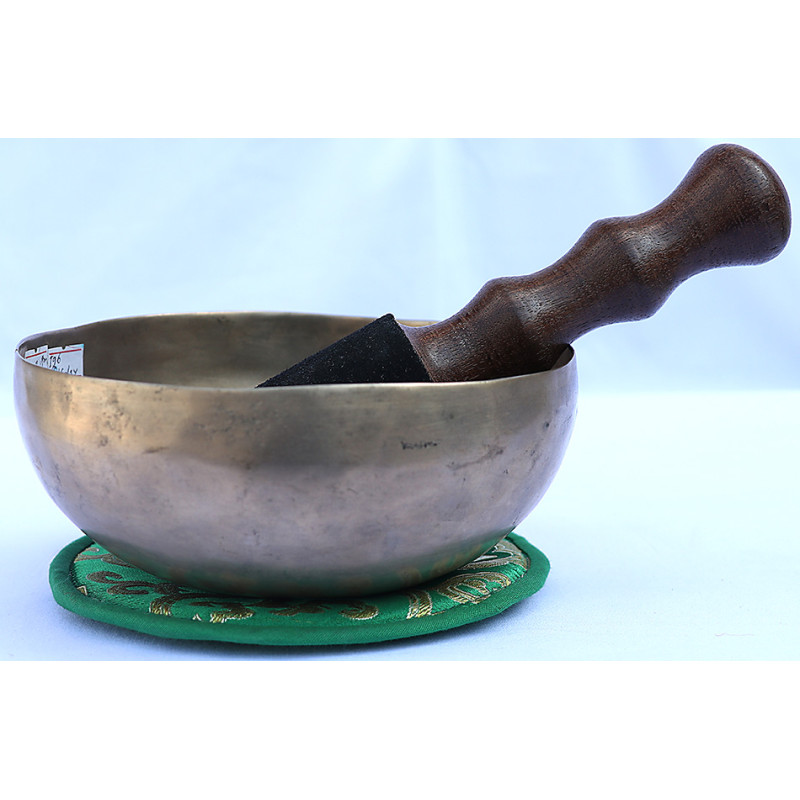 EARTHDAY (SOUND OF THE DAY) - Planetary, Healing, Therapeutic, Handmade Chickenbati Real Antique Singing Bowl (Medium Antique)