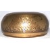 Sedna - Planetary, Therapeutic Brass Etched, Double Bajra Carved, Molded Singing Bowl - Small Size