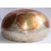 MEDITATION - Therapeutc, Healing, Brass White Carved / Silver Printing, Molded Singing Bowl - Extra Small Size