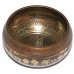 Hydrogen Delta - Symphonic, Heling, Tibetan, Brass Special Etched, Molded Singing Bowl - Extra Small Size