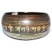 Saros Period Moon - Planetary, Tibetan, Brass Special Etched, Molded Singing Bowl - Extra Small Size