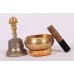 Eros - Cast-moulded Brass Pancha Buddha - Extra Small Size