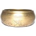 MEDITATION - Symphonic, Tibetan, Brass Etched Carved With Dice, Molded Singing Bowl - Extra Small Size