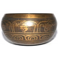 MEDITATION - Symphonic, Tibetan, Therapeutic, Brass Normal Etched, Molded Singing Bowl - Extra Small Size MEDITATION - Symphonic, Tibetan, Therapeutic, Brass Normal Etched, Molded Singing Bowl - Extra Small Size