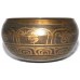 MEDITATION - Symphonic, Tibetan, Therapeutic, Brass Normal Etched, Molded Singing Bowl - Extra Small Size