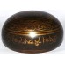 Biorhythm Body (BioBd) - Symphonic, Therapeutic, Brass Normal Etched, Molded Singing Bowl - Extra Small Size