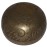 Sidereal Month - Moon Tone, Planetary, Brass Japanese Etched Carved, Molded Singing Bowl - XX Small Size