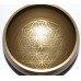 SATURN - Symphonic, Brass Carved, Flower of life, Molded Singing Bowl - Extra Small Size 