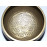 Earth Day (Sound of the Day) - Planetary, Brass Carved, Buddha's eyes/Flower of life, Molded Singing Bowl - Extra Small Size