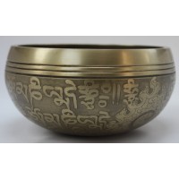 MEDITATION - Symphonic, Brass Carved, Mantra/Flower of life, Molded Singing Bowl - Extra Small Size MEDITATION - Symphonic, Brass Carved, Mantra/Flower of life, Molded Singing Bowl - Extra Small Size