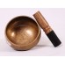 C (DO) - Musical, Cast-moulded Brass Plain Hammered - Extra Small Size