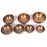 Harmonic Healing,  Musical Signing bowls SET, CHAKRA HEALING, TIBETAN SINGING BOWLS SET OF 7 NOTES -11-25.1 Cm