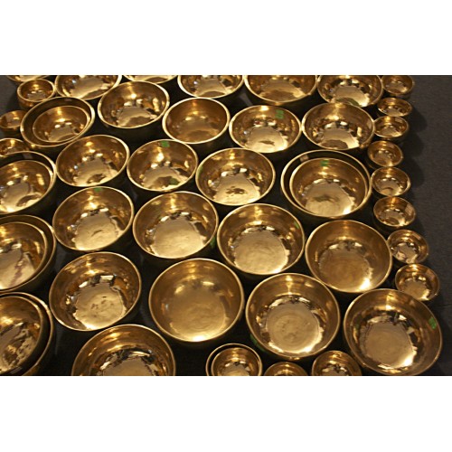 Tibetan Singing Bowls for Symphonic, Meditation, Handmade, Regular, Tiger Antique/Dim/Shiny or Antique Finish Singing Bowls - Mini/XX Small Size