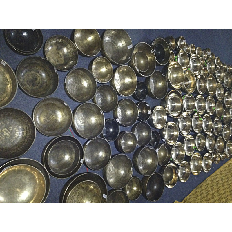 Tibetan Singing Bowls for Symphonic, Meditation, Handmade, Regular, Tiger Antique/Dim/Shiny or Antique Finish Singing Bowls - Small Size