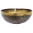 Earth Day Synodic - Planetary, Therapeutic, Handmade, Jambati, Etching, Carving (Double Bajra with Ying Yang / Flower of Life), Singing Bowl - XX Large Size