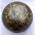 Neptune - Planetary, Therapeutic, Handmade, Nerabati, Etching, Carving (Conch Shell / Wheel of Life), Singing Bowl - Extra Small Size