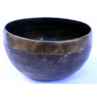 Perfect A - Healing, Therapeutic, Handmade, Nerabati, Etching, Carving (Double Bajra / Hum), Singing Bowl - Extra Small Size Perfect A - Healing, Therapeutic, Handmade, Nerabati, Etching, Carving (Double Bajra / Hum), Singing Bowl - Extra Small Size