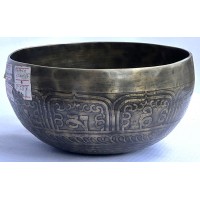 Solfeggio MI - Healing, Therapeutic, Handmade, Nerabati, Etching, Carving (Buddha's Eyes / Om), Singing Bowl - Extra Small Size Solfeggio MI - Healing, Therapeutic, Handmade, Nerabati, Etching, Carving (Buddha's Eyes / Om), Singing Bowl - Extra Small Size