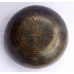 Platonic Year - Planetary, Therapeutic, Handmade, Nerabati, Etching, Carving (Wheel of Life ?? / Ying Yang Double Bajra), Singing Bowl - Extra Small Size