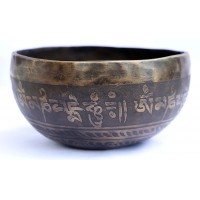 Ceres - Healing, Therapeutic, Handmade, Nerabati, Etching, Carving (Mantra / Conch Shell), Singing Bowl - Extra Small Size Ceres - Healing, Therapeutic, Handmade, Nerabati, Etching, Carving (Mantra / Conch Shell), Singing Bowl - Extra Small Size