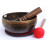 Saturn - Planetary, Therapeutic, Handmade, Nerabati, Etching, Carving (Mandala / Double Bajra), Singing Bowl - Small Size