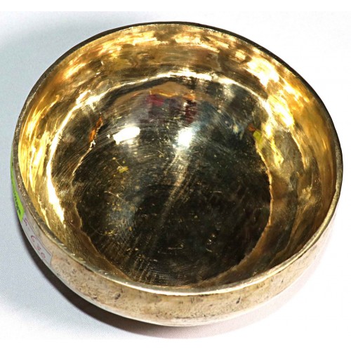 PLATONIC YEAR - Healing, Planetary, Therapeutic, Handmade, Nerabati 'Shiny Dark' Singing Bowl - Mini (XX Small) Size