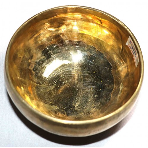 PLUTO - Planetary, Therapeuti, Healing, Handmade, Nerabati Shiny Light Singing bowl - Extra Small Size