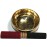 NEPTUNE - Planetary, Therapeutic, Himalayan, Healing, Handmade, Nerabati, 'Shiny Dark' Singing Bowl - Extra Small Size