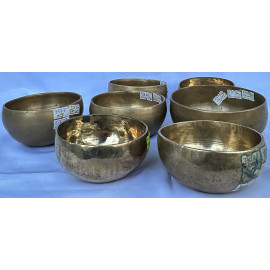 THERAPISTS AND HEALERS PRO. SET - Planetary Cosmic/Theraputic Sound Healing Travelling Set - CHT First level, Handmade with Seven Metals, Special Chakra Healing Set (Alpha, Om, Hopi,Platonic year, Venus, Jupiter, Earth day)