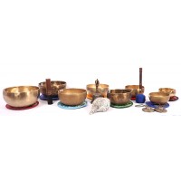 THERAPISTS AND HEALERS PRO. COMPLETE SET - Planetary Cosmic/Theraputic Sound Healing Travelling Set - CHT First level, 11 bowls, Handmade with Seven Metals, Special Chakra Healing Set (Alpha, Om, Hopi, Platonic year, Venus, Jupiter, Earth day, Eros) THERAPISTS AND HEALERS PRO. COMPLETE SET - Planetary Cosmic/Theraputic Sound Healing Travelling Set - CHT First level, 11 bowls, Handmade with Seven Metals, Special Chakra Healing Set (Alpha, Om, Hopi, Platonic year, Venus, Jupiter, Earth day, Eros)