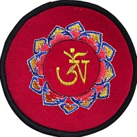 Circle with EMBROIDERY Pillow (Cushion) to keep Singing Bowls Safely  - Mini (XX Small) Size Circle with EMBROIDERY Pillow (Cushion) to keep Singing Bowls Safely  - Mini (XX Small) Size