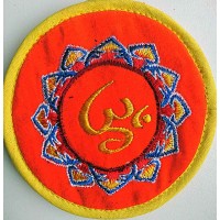 Circle with EMBROIDERY Pillow (Cushion) to keep Singing Bowls Safely -  Extra Small Size Circle with EMBROIDERY Pillow (Cushion) to keep Singing Bowls Safely -  Extra Small Size
