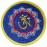 Circle with EMBROIDERY Pillow (Cushion) to keep Singing Bowls Safely - Extra Small Size