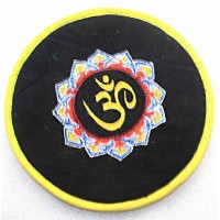 Circle with EMBROIDERY (Cushion) to keep Singing Bowls Safely - Medium Size Circle with EMBROIDERY (Cushion) to keep Singing Bowls Safely - Medium Size